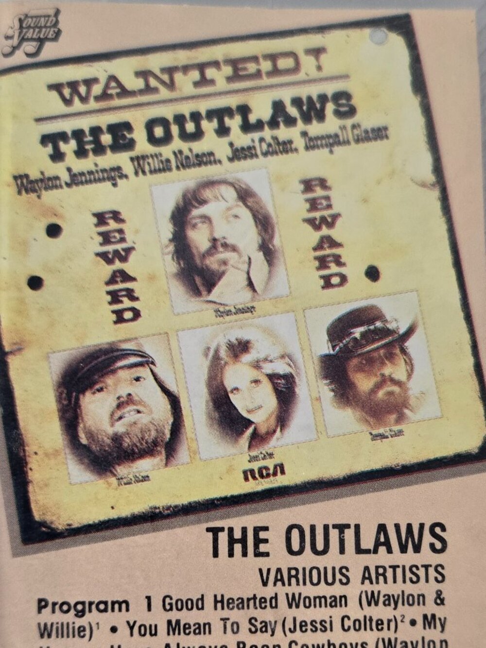 The Outlaws Various, Cassette. Any 3 Cassettes For $15!